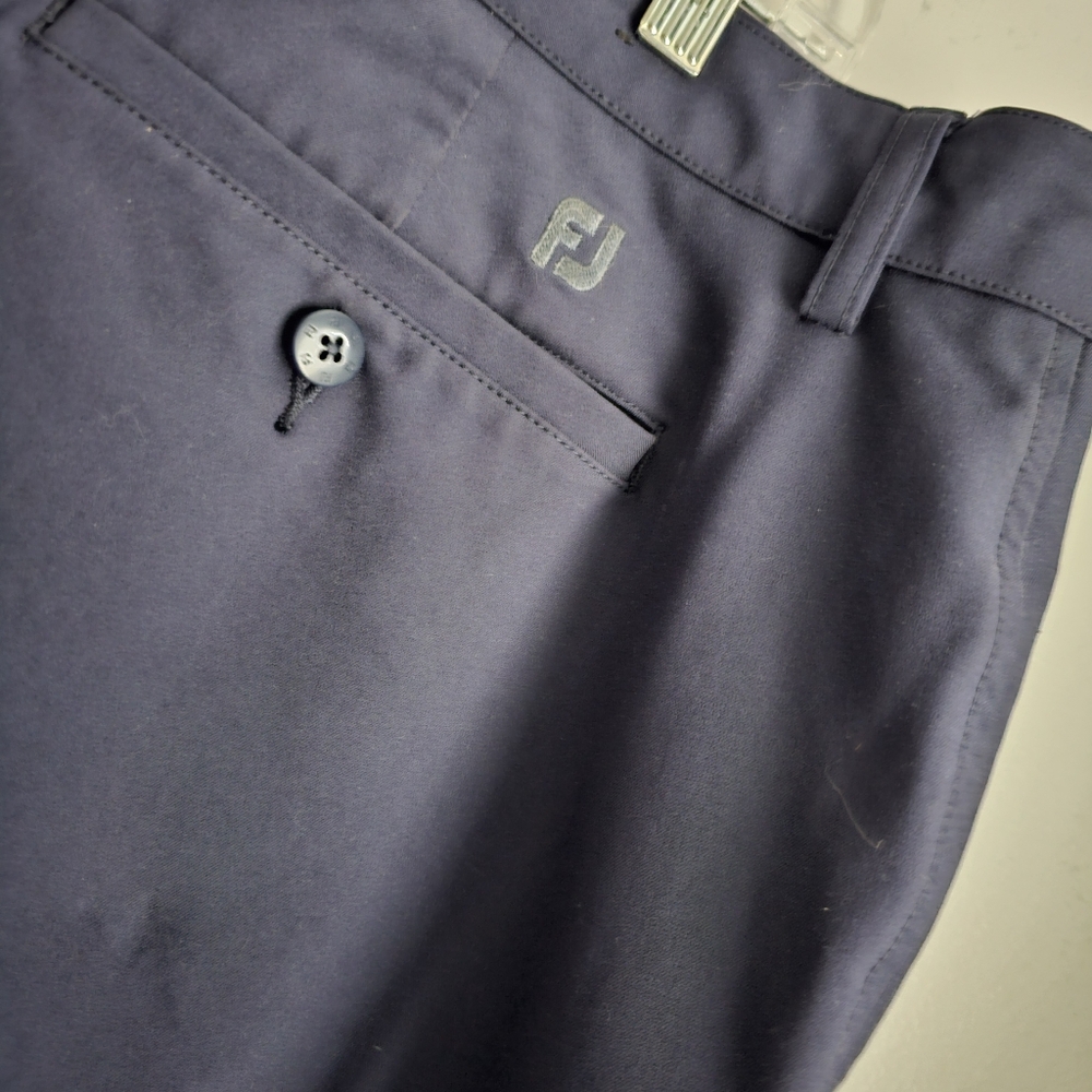 FootJoy Men's Flat Front Shorts Dark Gray Golf Resort Size 38